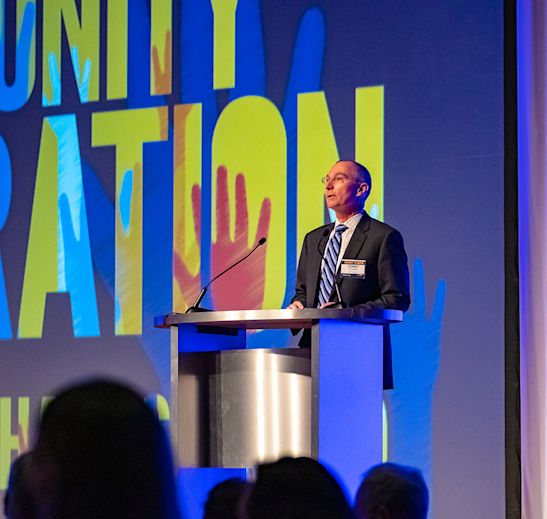 corey chambas presenting united way