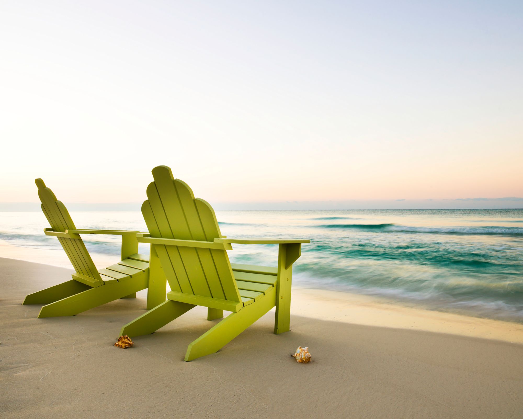 beach green chairs istock 000014722829