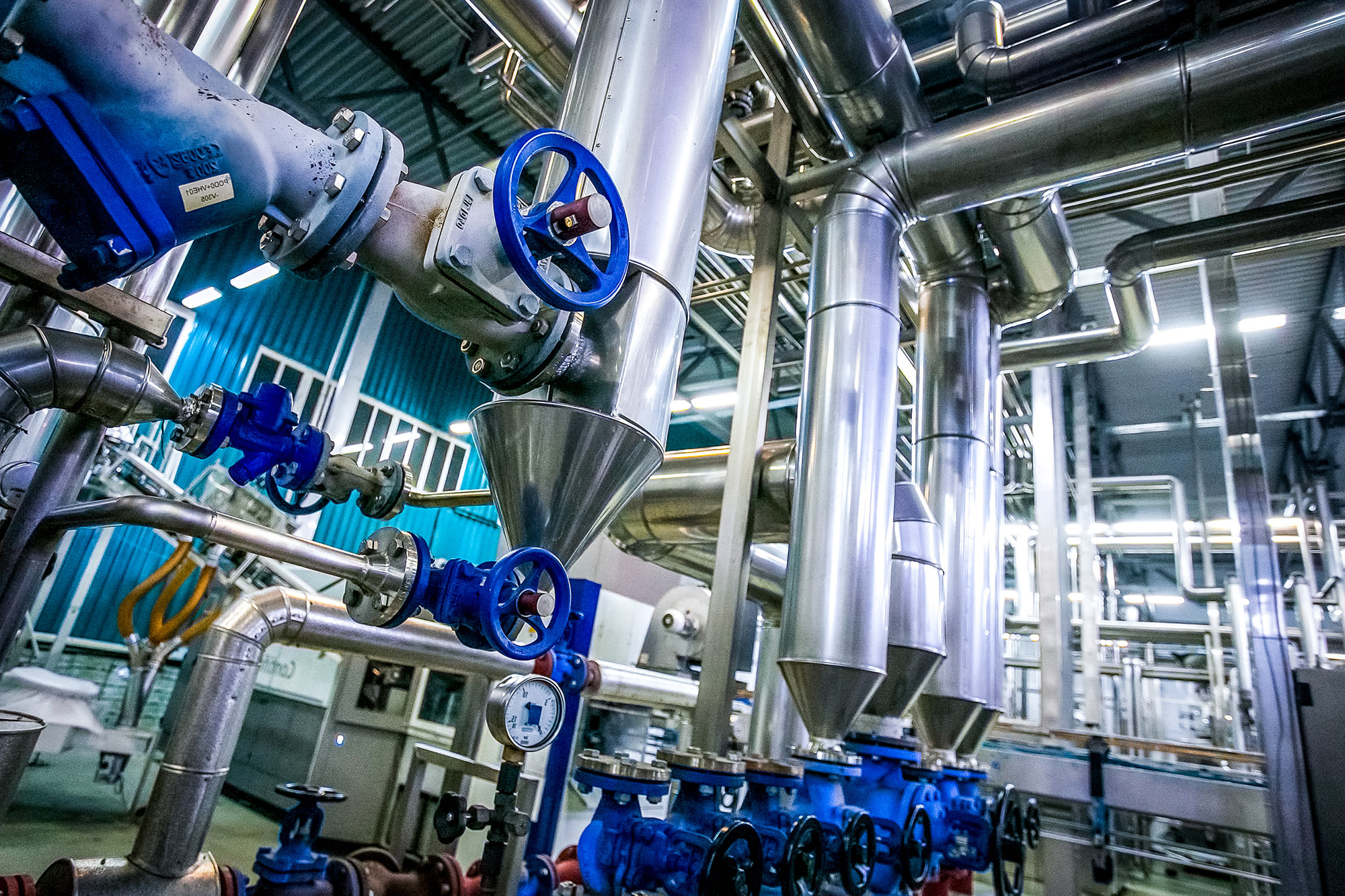 modern factory machinery