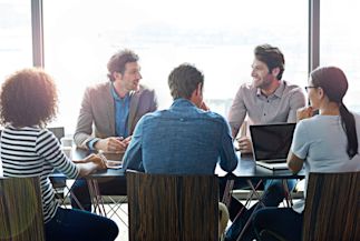 business meeting casual istock 000056890584