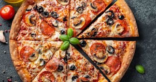 a pizza