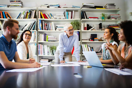 a boardroom meeting