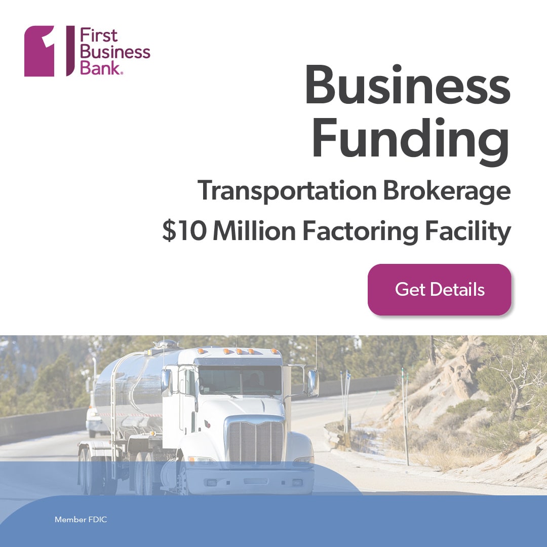First Business Bank Funds 10 Million Factoring Facility to