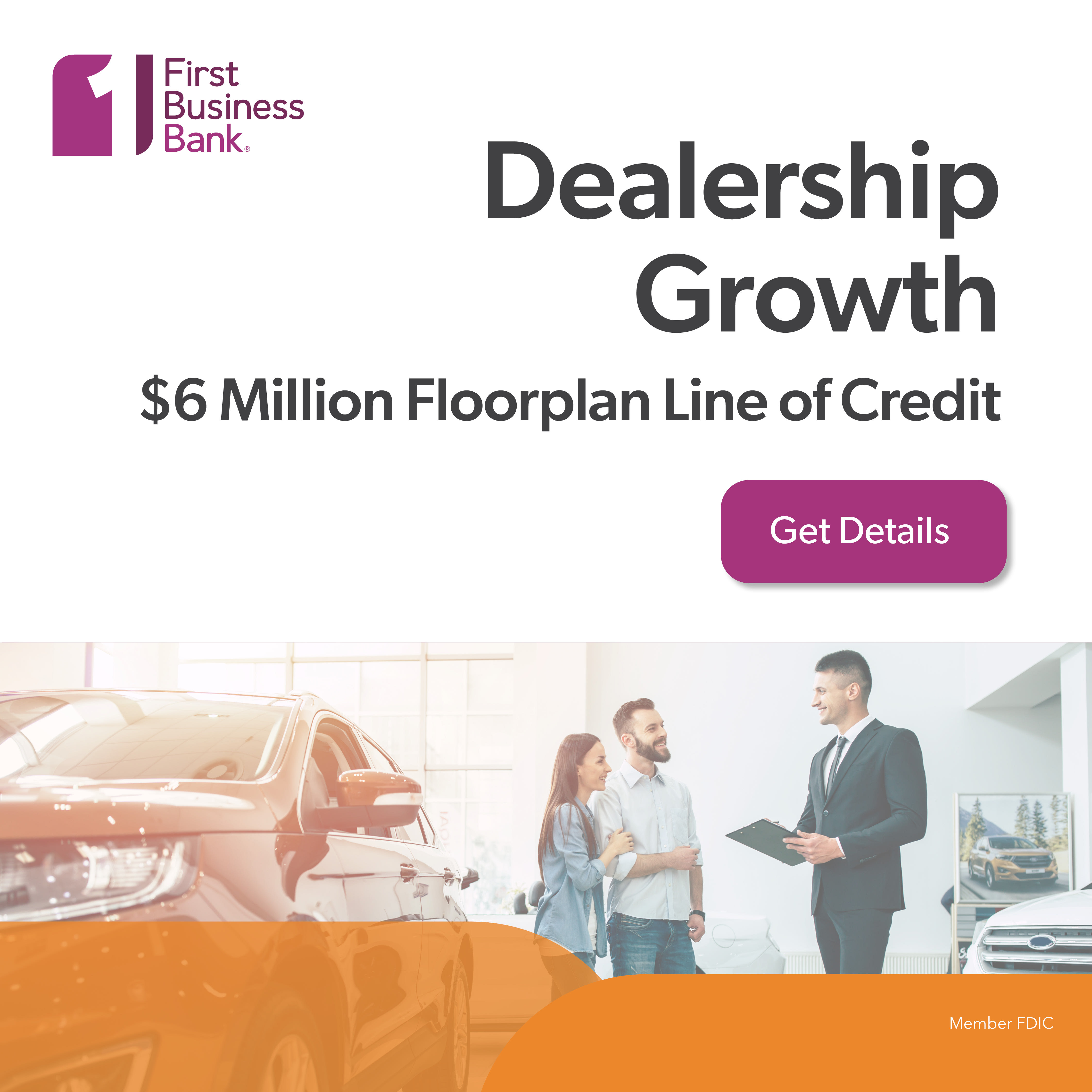 First Business Bank Funds 6 Million Floorplan Financing Line of Credit