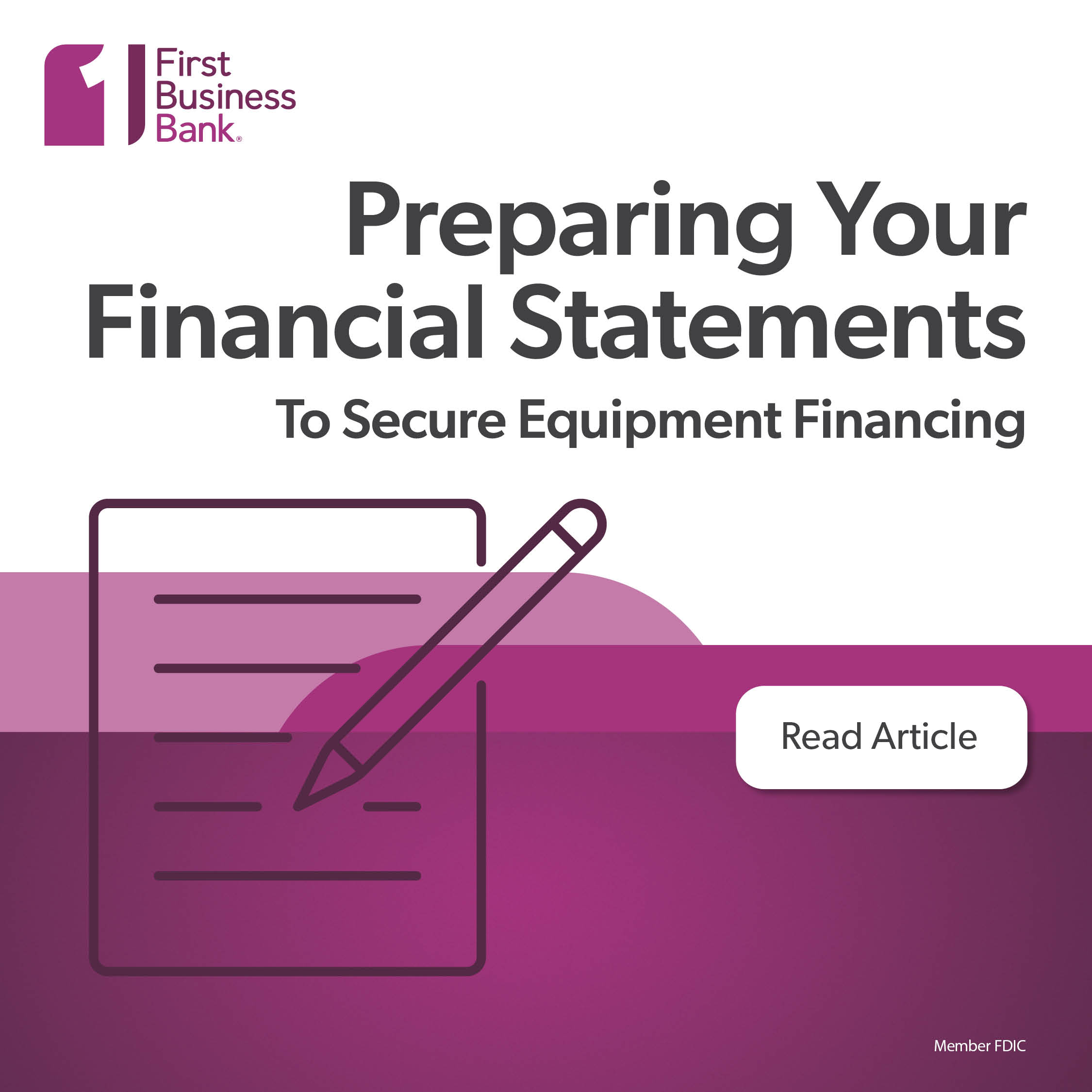 Preparing Your Financial Statements to Secure Equipment Financing