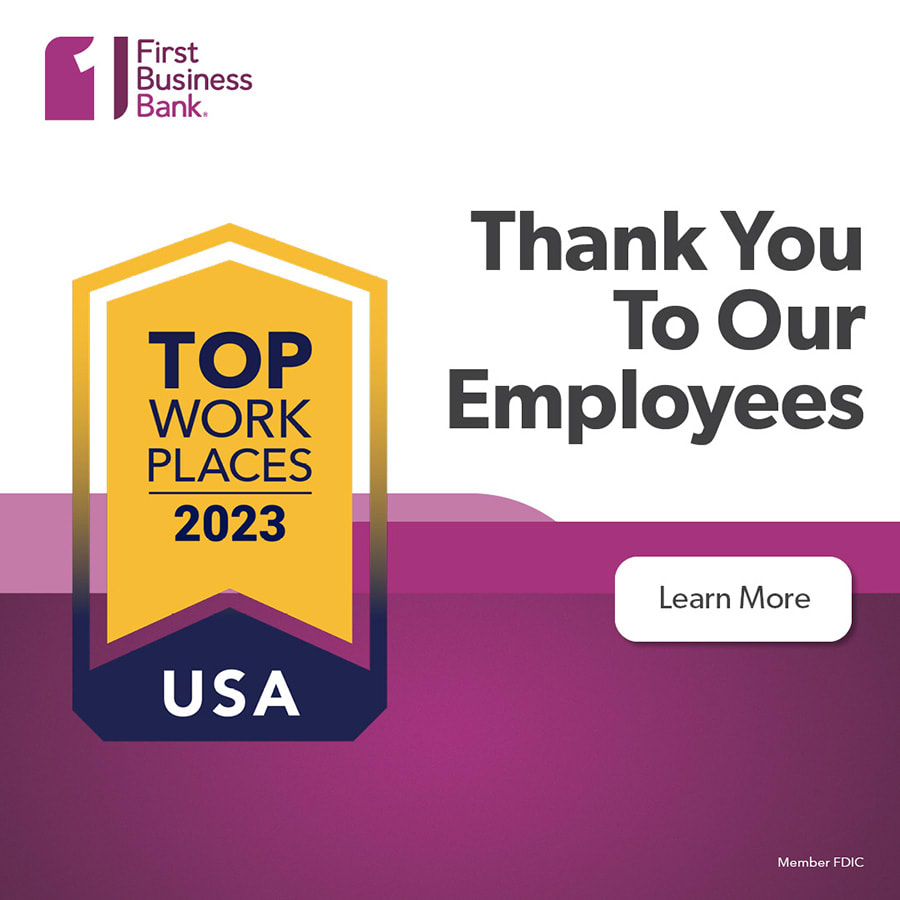 Energage Names First Business Bank A 2023 Top Workplaces USA Award