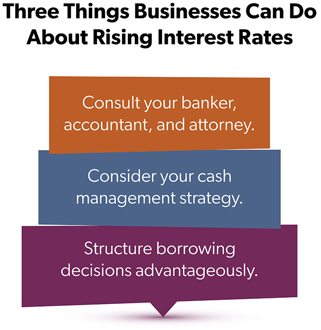 Graphic: Three Things Businesses Can Do About Rising Interest Rates