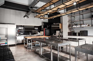 a modern kitchen